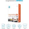 imageHP Papers Printer Paper 85 x 11 Paper BrightWhite 24 lb 60 Case 100 Bright Made in USA  FSC Certified 203000P Pallet 160000 Sheets1 Ream  500 Sheets
