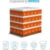 imageHP Papers Printer Paper 85 x 11 Paper BrightWhite 24 lb 60 Case 100 Bright Made in USA  FSC Certified 203000P Pallet 160000 SheetsPallet  160000 Sheets