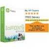 imageHP Printer Paper  85 x 11 Paper  EcoFFICIENT 18 lb  3 Ream Case  1500 Sheets  92 Bright  Made in USA  FSC Certified  088400C3 Ream  1500 Sheets