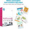 imageHP Printer Paper  85 x 11 Paper  MultiPurpose 20 lb  3 Ream Case  1500 Sheets  96 Bright  Made in USA  FSC Certified  112530C10 Ream  5000 Sheets