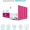 imageHP Printer Paper  85 x 11 Paper  MultiPurpose 20 lb  3 Ream Case  1500 Sheets  96 Bright  Made in USA  FSC Certified  112530C5 Ream  2500 Sheets