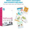 imageHP Printer Paper  85 x 11 Paper  MultiPurpose 20 lb  3 Ream Case  1500 Sheets  96 Bright  Made in USA  FSC Certified  112530C5 Ream  2500 Sheets
