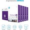 imageHP Printer Paper  85 x 11 Paper  Premium 32 lb  40 Case Pallet  120000 Sheets  100 Bright  Made in USA  FSC Certified  113100P5 Ream  2500 Sheets