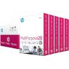 imageHP Printer Paper  85 x 11 Paper  MultiPurpose 20 lb  3 Ream Case  1500 Sheets  96 Bright  Made in USA  FSC Certified  112530C5 Ream  2500 Sheets