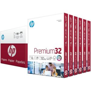imageHP Papers  85 x 11 Paper  Premium 32 lb  1 Ream  250 Sheets  100 Bright  Made in USA  FSC Certified  113500R6 Pack  1500 Sheets