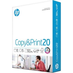 imageHP Papers  Printer Paper  85 x 11 Paper  Copy ampampPrint 20 lb  Case  1500 Sheets  92 Bright  Made in USA  FSC Certified  200090C1 Pack  500 Sheets