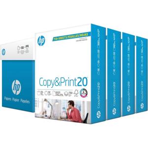 imageHP Papers  Printer Paper  85 x 11 Paper  Copy ampampPrint 20 lb  Case  1500 Sheets  92 Bright  Made in USA  FSC Certified  200090C4 Pack  3000 Sheets