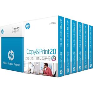 imageHP Papers  Printer Paper  85 x 11 Paper  Copy ampampPrint 20 lb  Case  1500 Sheets  92 Bright  Made in USA  FSC Certified  200090C6 Pack  2400 Sheets