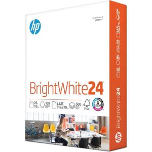 imageHP Papers Printer Paper 85 x 11 Paper BrightWhite 24 lb 60 Case 100 Bright Made in USA  FSC Certified 203000P Pallet 160000 Sheets1 Ream  500 Sheets