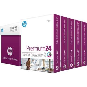 imageHP Printer Paper  85 x 11 Paper  Premium 32 lb  40 Case Pallet  120000 Sheets  100 Bright  Made in USA  FSC Certified  113100P5 Ream  2500 Sheets