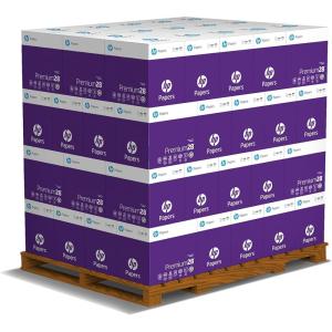 imageHP Printer Paper  85 x 11 Paper  Premium 32 lb  40 Case Pallet  120000 Sheets  100 Bright  Made in USA  FSC Certified  113100P60 Case Pallet  150 000 Sheets